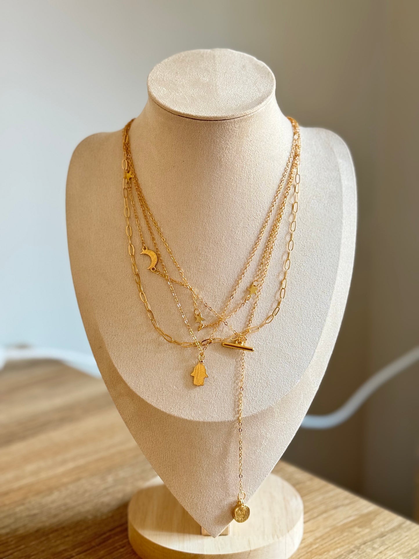 Trendy 4-Layer Chain Necklace