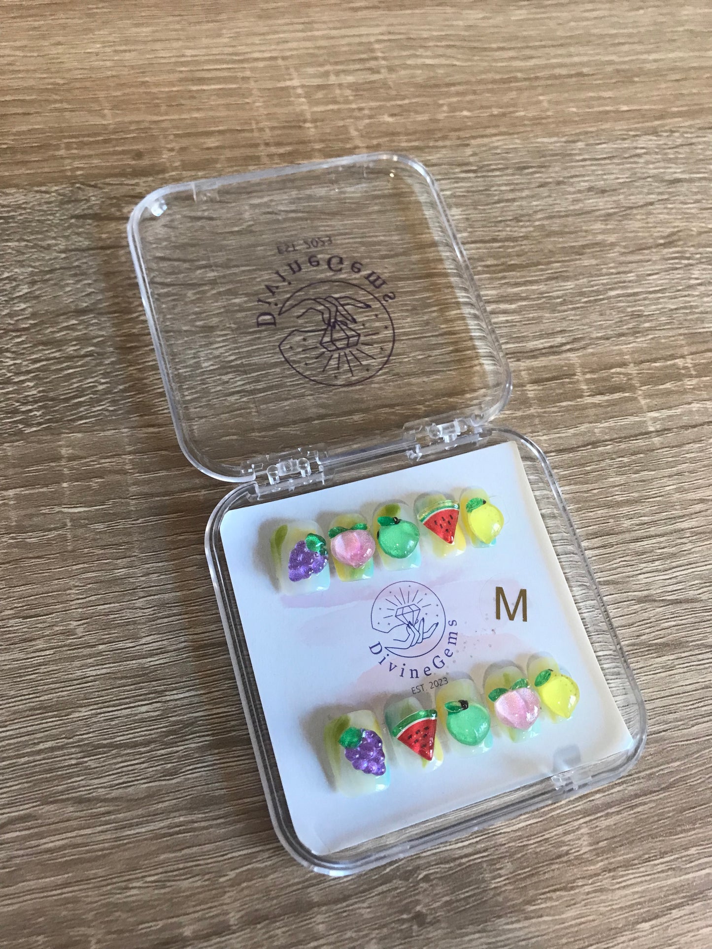 Summer  Fresh  Fruit Short Nails