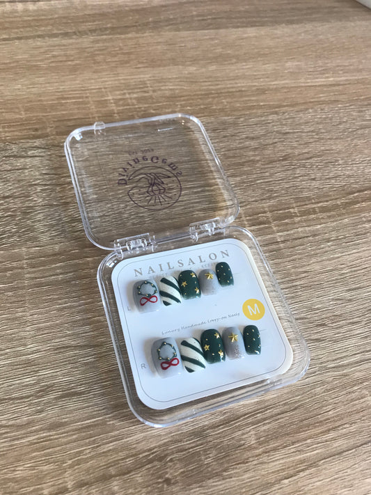 Pine Forest Gel Tips