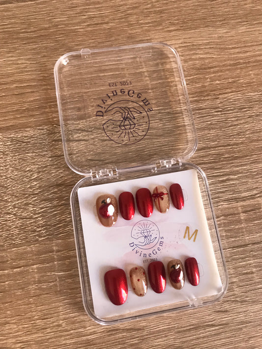 Christmas Apple Bliss Nails